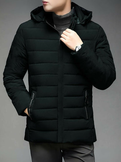 Funky Imported Premier Heavy Thick Padded Puffer Hooded Jackets For Mens-14844