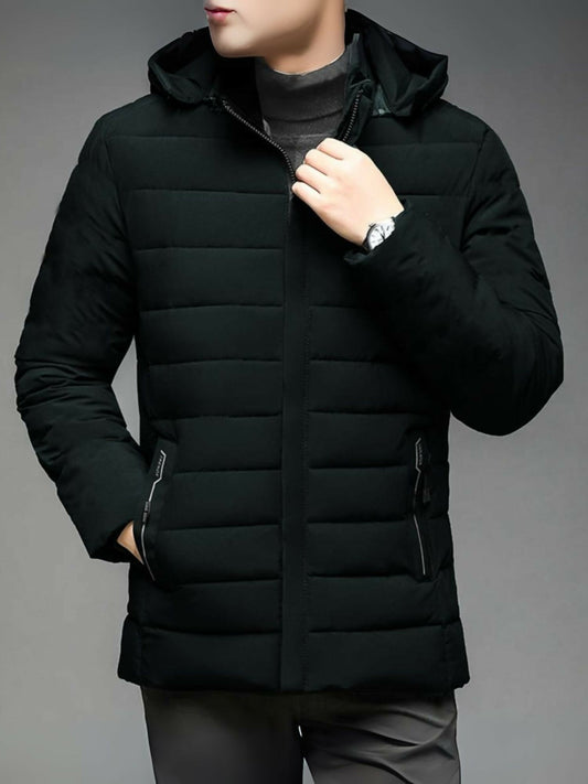 Funky Imported Premier Heavy Thick Padded Puffer Hooded Jackets For Mens-14844