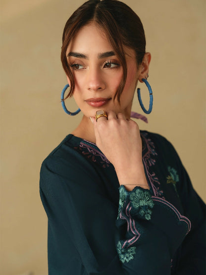 Mannat Clothing Boho Summer'26 Cotton Embroidered Stitched Suit-Riverleaf