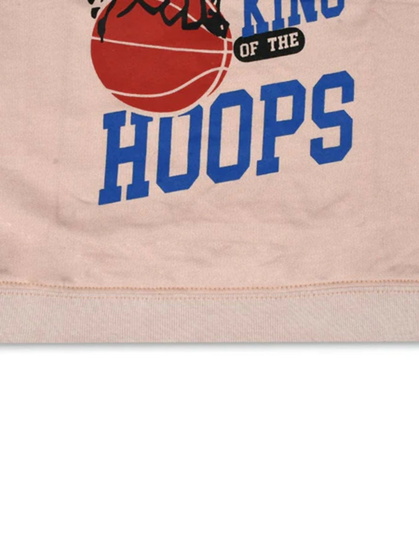 Funky's kid's Kings of the hoops Printed Baby Pink Sweat Shirt-10195