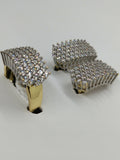 H&A Jewellery Dual Tone Stud Earrings and Ring Set