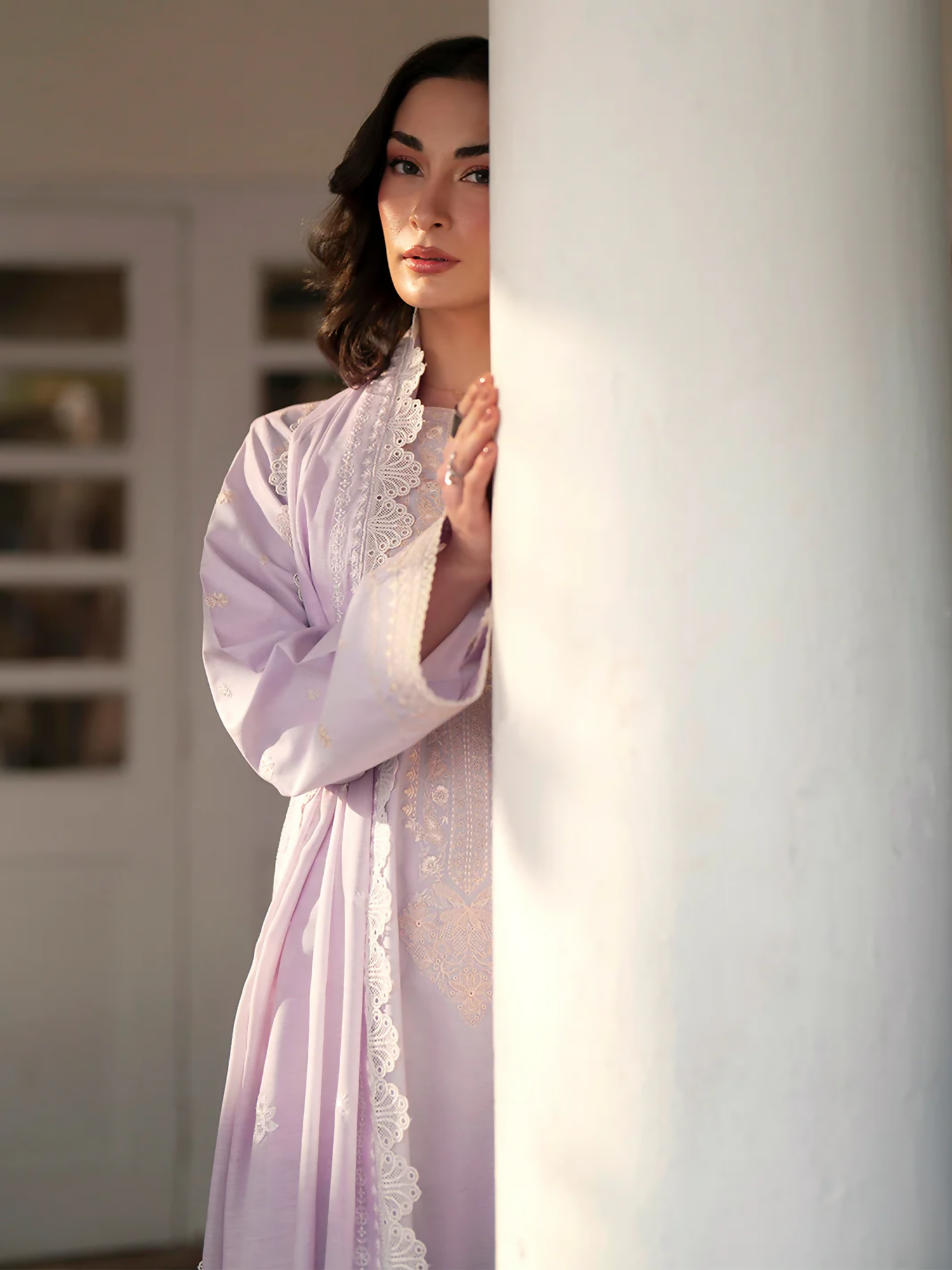 Mahnur Ember Lawn Embroidered Unstitched 3-Piece Suit-EM-009