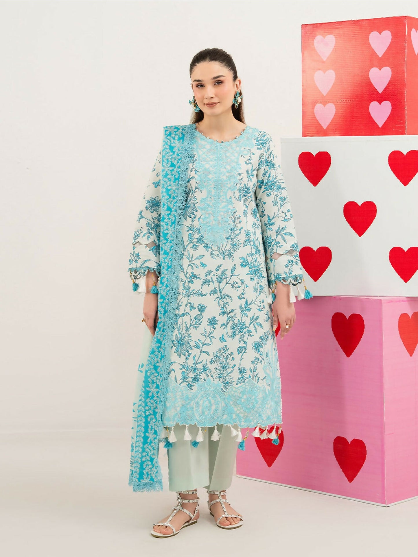 Mahnur Anaya Lawn Vol-1 Embroidered Unstitched 3-Piece Suit-ANA-014