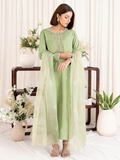 Allure By IH Luxury Pret Raw Silk Embellished Stitched 3-Piece Suit-Fatin