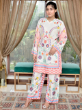 MH Cloth House Poly Lawn Printed Co-Ord Set-Ujala