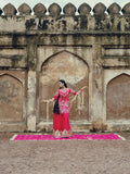 Parishay Ranibagh Luxury Formals Silk Embroidered Unstitched 3-Piece Suit-Gul Bahaar