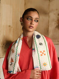 Jugnu by Hussain Rehar Basics'24 Cotton Embroidered Stitched 2-Piece Suit-Coraline