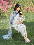 Panache Apparel Serenity Cotton Lawn Embroidered Stitched 3-Piece Suit-Coastal