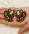 Durwaj's Pearl Embellished Stud Earrings-DW-009