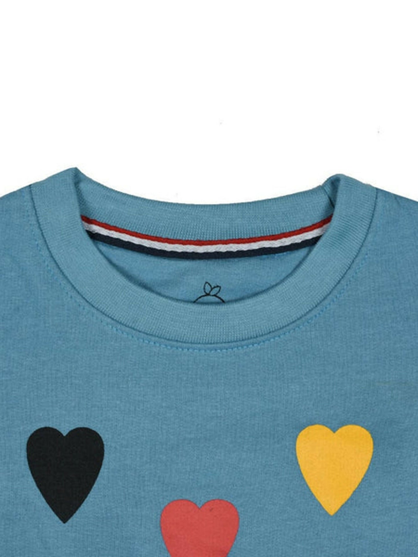Funky's kid's Mini Color Heart Printed Zinc Sweat Shirt-10200