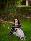 Tehzeeb Libas Linen Printed Stitched 2-Piece Suit-MEHRU