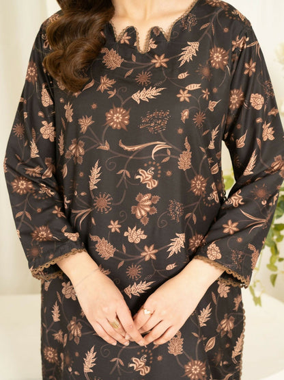 Panache Apparel Sunlit Essentials Cambric Printed Co-Ord Set-Bare