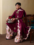 Hussain Rehar Pret SS'25 Raw Silk Embellished Stitched 3-Piece Suit-Impel