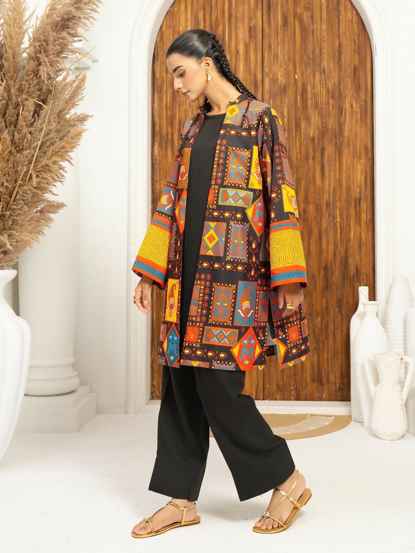 Panache Apparel Florise Lawn Printed Co-Ord Set-Tribal