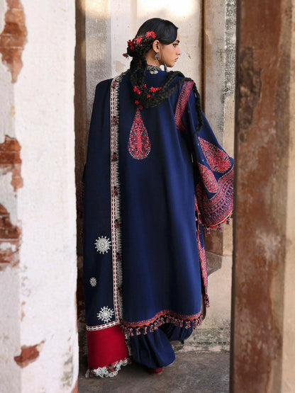 Hussain Rehar Karandi'25 Embroidered Unstitched 3-Piece Suit-Gulbano