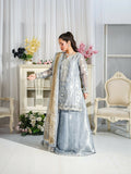 Farooq Hameed Studio Wedding Festive'25 Pure Laama Silk Embroidered Stitched 3-Piece Suit-Calira