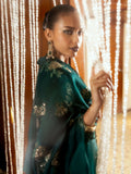 Hussain Rehar Basic Not Basic V Raw Silk Embellished Stitched 3-Piece Suit-Verdure