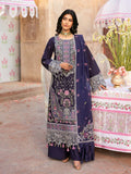 Mahnur Husn e Jahan Luxury Lawn Embroidered Stitched 3-Piece Suit-Serina