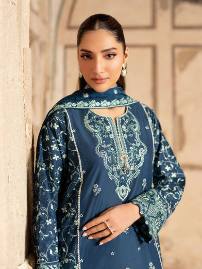 Panache Apparel Rang-e-Bahar Lawn Embroidered Stitched Suit-Gulzar