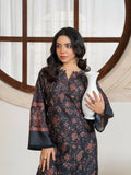 Stylish Collection Amaya Pret Silk Grip Printed Stitched 2-Piece Suit-Morni Black