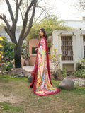 Binilyas Hazel Printed Embroidered Lawn Unstitched 3-Piece Suit-2071 - B