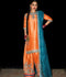 Hussain Rehar Luxury Pret Eid'23 Raw Silk Embellished Stitched 3-Piece Suit-Sunbrust
