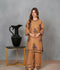 Stylish Collection Musk Linen Embroidered Stitched 2-Piece Suit-Arub