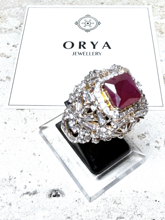 Orya Jewellery Adjustable Crest Ring