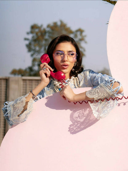 Mahnur Broadway Luxury Lawn'26 Embroidered Unstitched 3-Piece Suit-BW-001