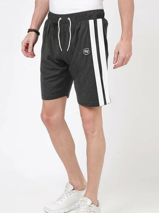 Funky's Plain Side Panel Stripe Summer Terry Short-11666