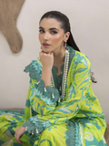 Naqsh Summer Glow 2 Luxury Lawn Digital Printed Unstitched 3-Piece Suit-Salad Green-00124