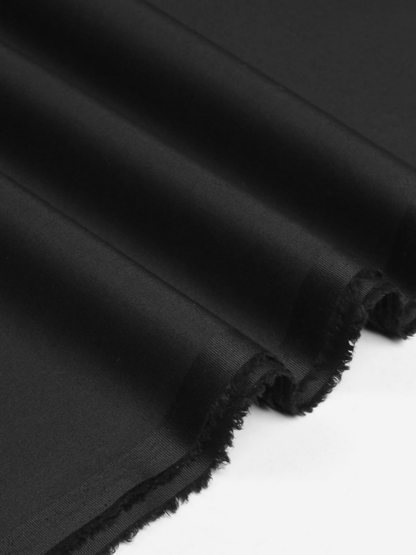 Fabrich Monochrome Edit'26 Wash & Wear Embroidered Unstitched Shalwar Kameez-Black-FAB-9109