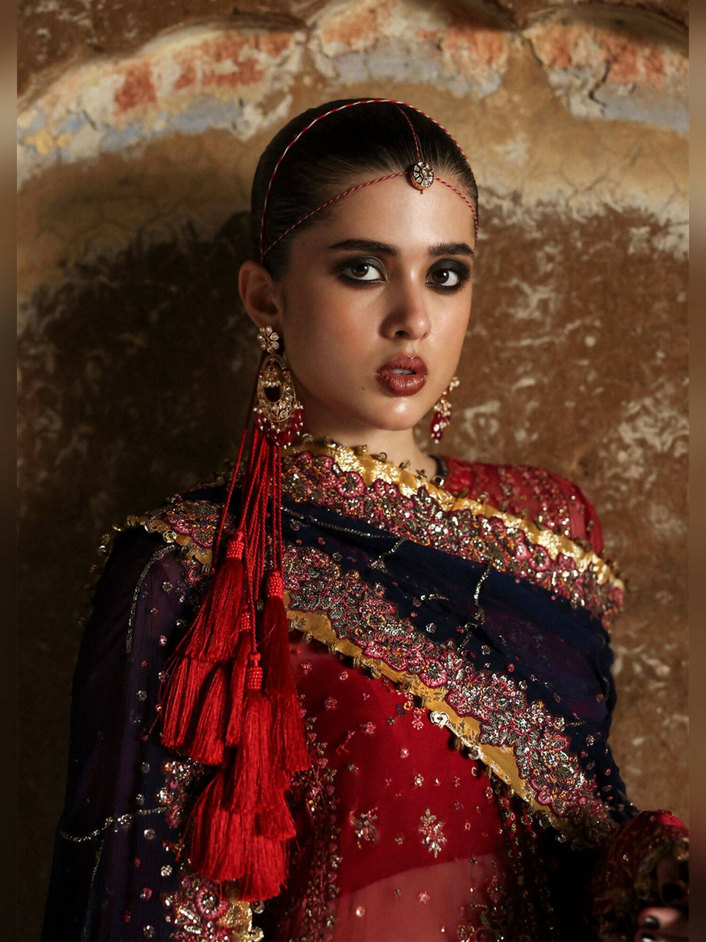 Hussain Rehar Massarat Festive Unstitched'25 Chiffon 3-Piece Suit-Shahrbano