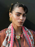 Jugnu by Hussain Rehar AW'24 Karandi Embroidered Stitched 3-Piece Suit-Dune