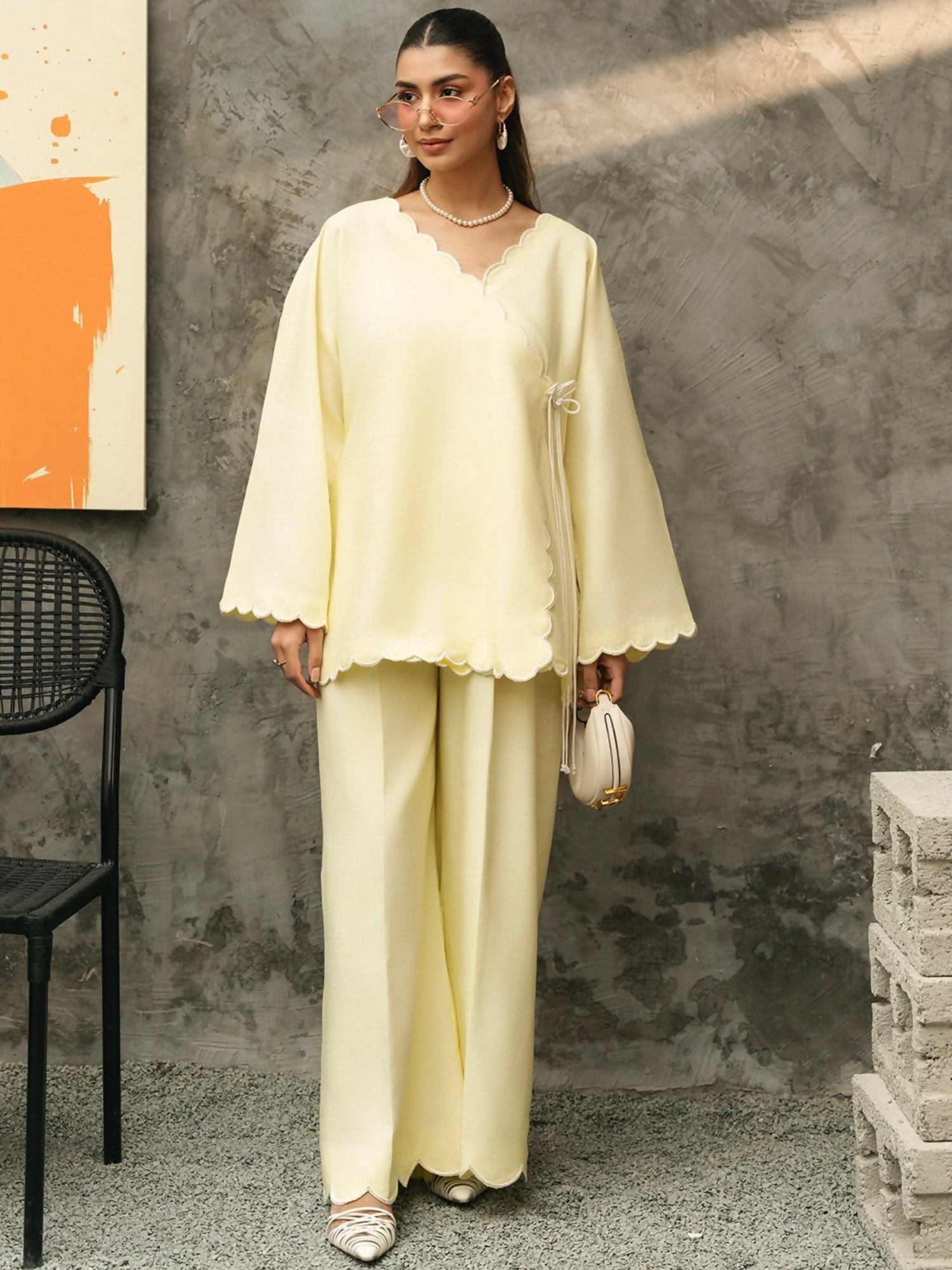 Mannat Clothing Suave Edit Raw Silk Co-Ord Set-Solace