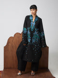 Jugnu by Hussain Rehar Khaddar Pret’26 Wool Embroidered Scarf-Nima