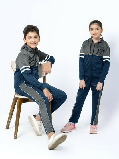 Velvour Fleece Hooded Tracksuit-VWT08-C