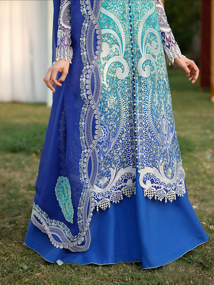 Binilyas Carnival Lawn Embroidered Stitched 3-Piece Suit-36-A