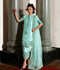 Hussain Rehar The Scent Luxury Pret SS'25 Raw Silk Embellished 3-Piece Suit-Mynt