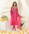Ruby's Couture Gul-Bahar Silk Embroidered Stitched 3-Piece Suit-Gurleen