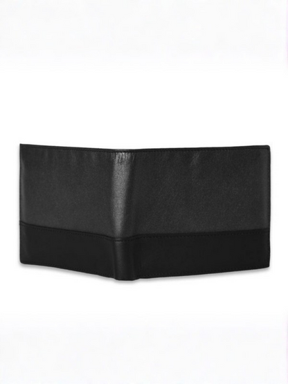 Funky's Contrast BI-Fold Leather Wallet-9833
