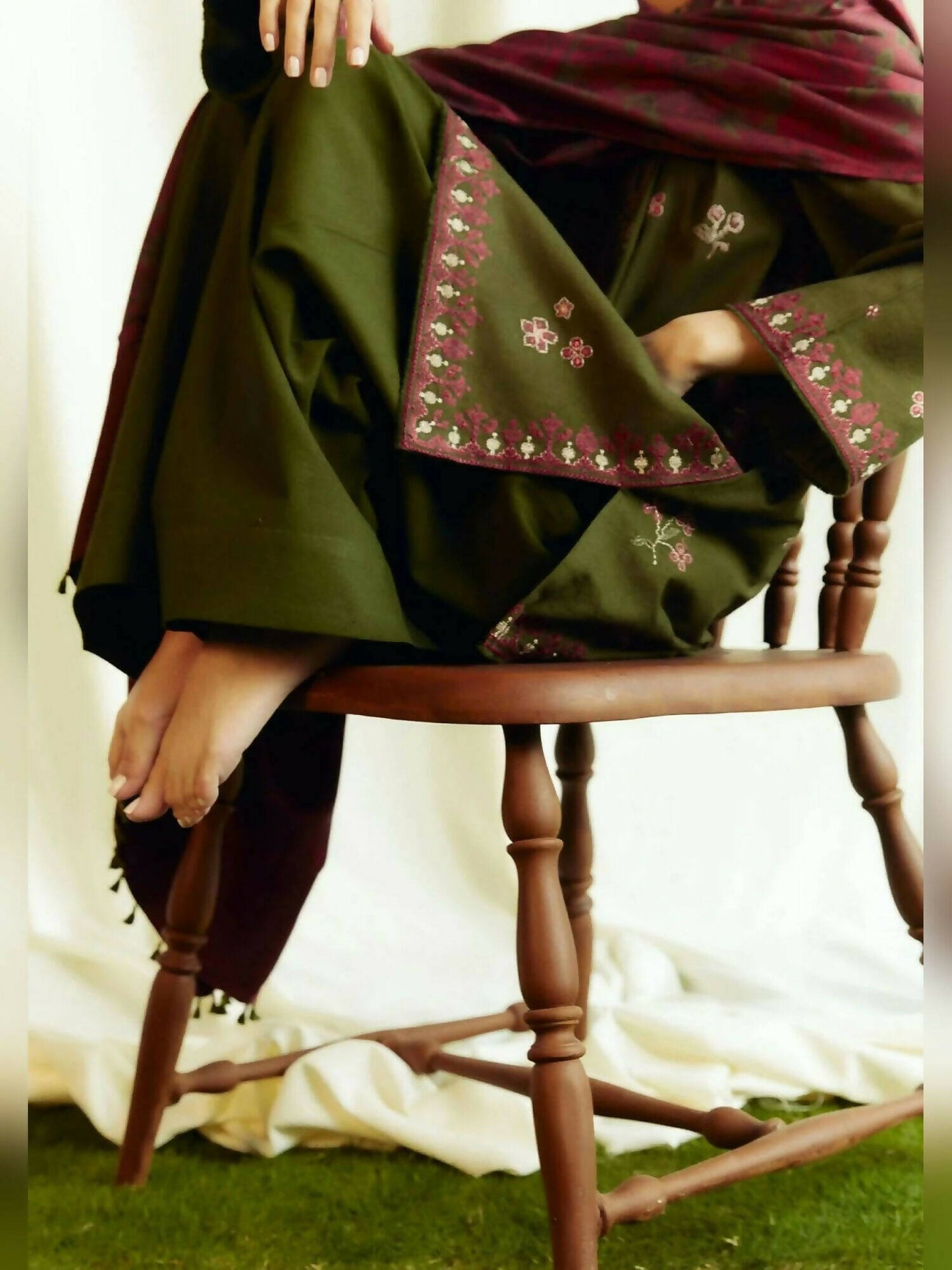 COCO by Zara Shahjahan Karandi Embroidered Unstitched-3-Piece-Suit-Amethyst-8B