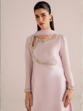 Allure By IH Silver Night Tussel Silk Embroidered Stitched 3-Piece Suit-Silver