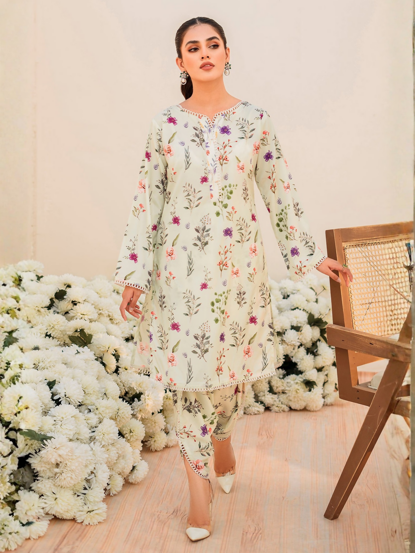 Panache Apparel winter Grip Printed Stitched 2-Piece Suit-Glow