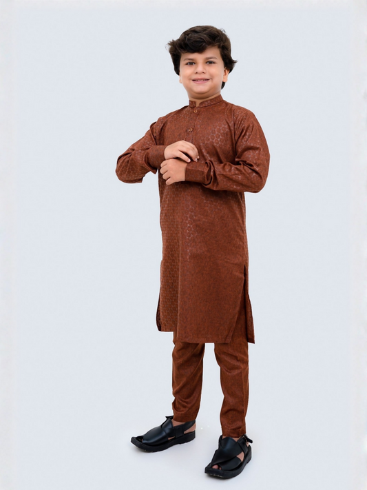 Wearmani Wash & Wear Stitched Kurta Pajama-MKP-079