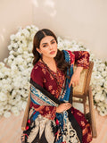 Panache Apparel Linen Embroidered Stitched Suit-Fluer