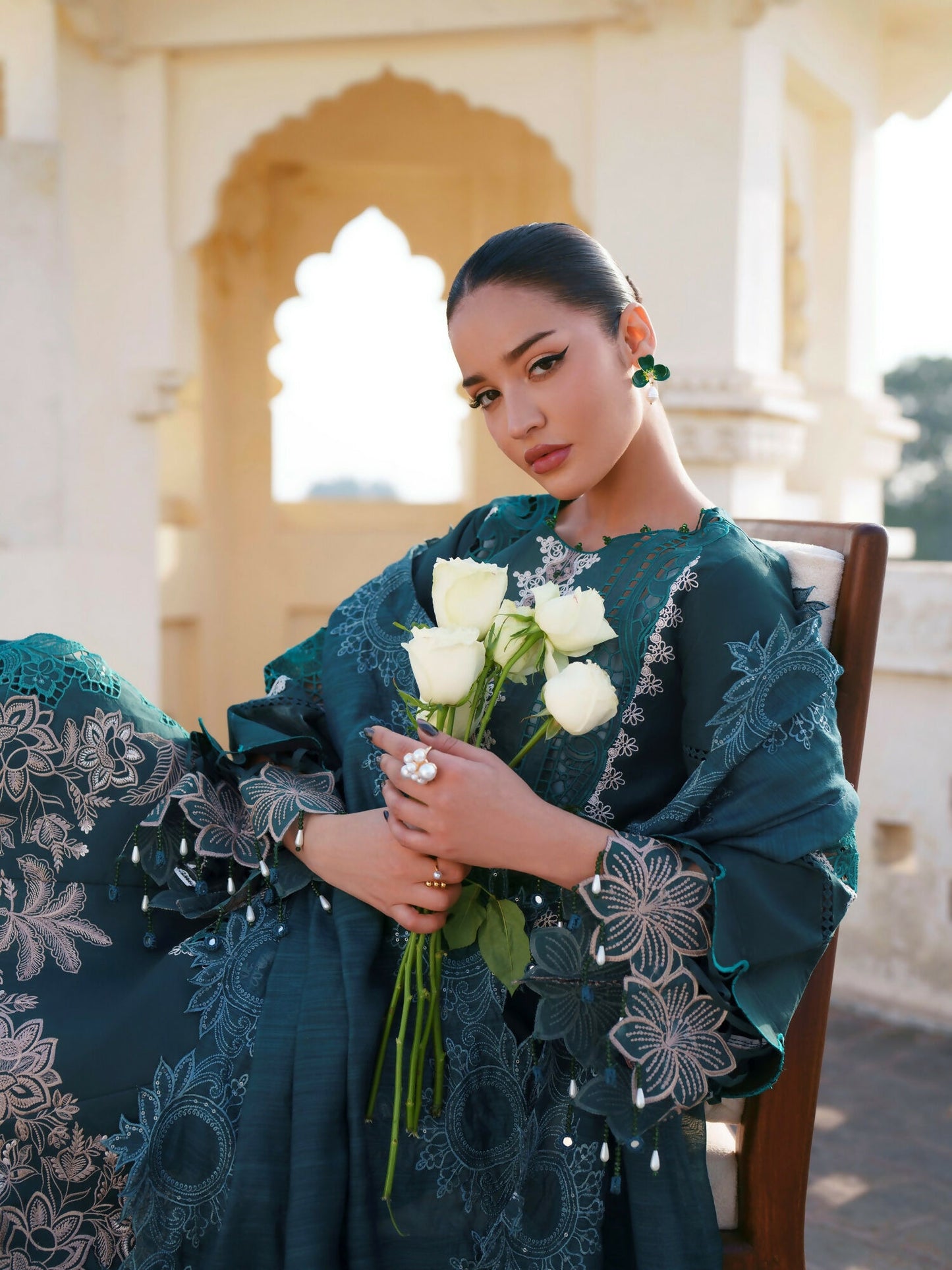 Parishay Shangrila Lawn Embroidered Unstitched 3-Piece Suit-SLA-08