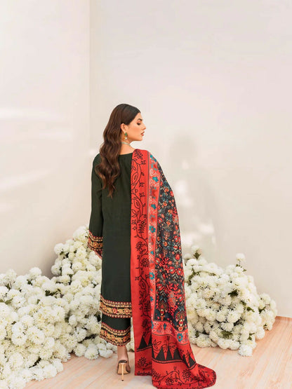 Panache Apparel Winter Basics Khaddar Embroidered Stitched 2-Piece Suit-Stardust