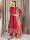 Panache Apparel Winter Basics Khaddar Embroidered Stitched Suit-Feathers