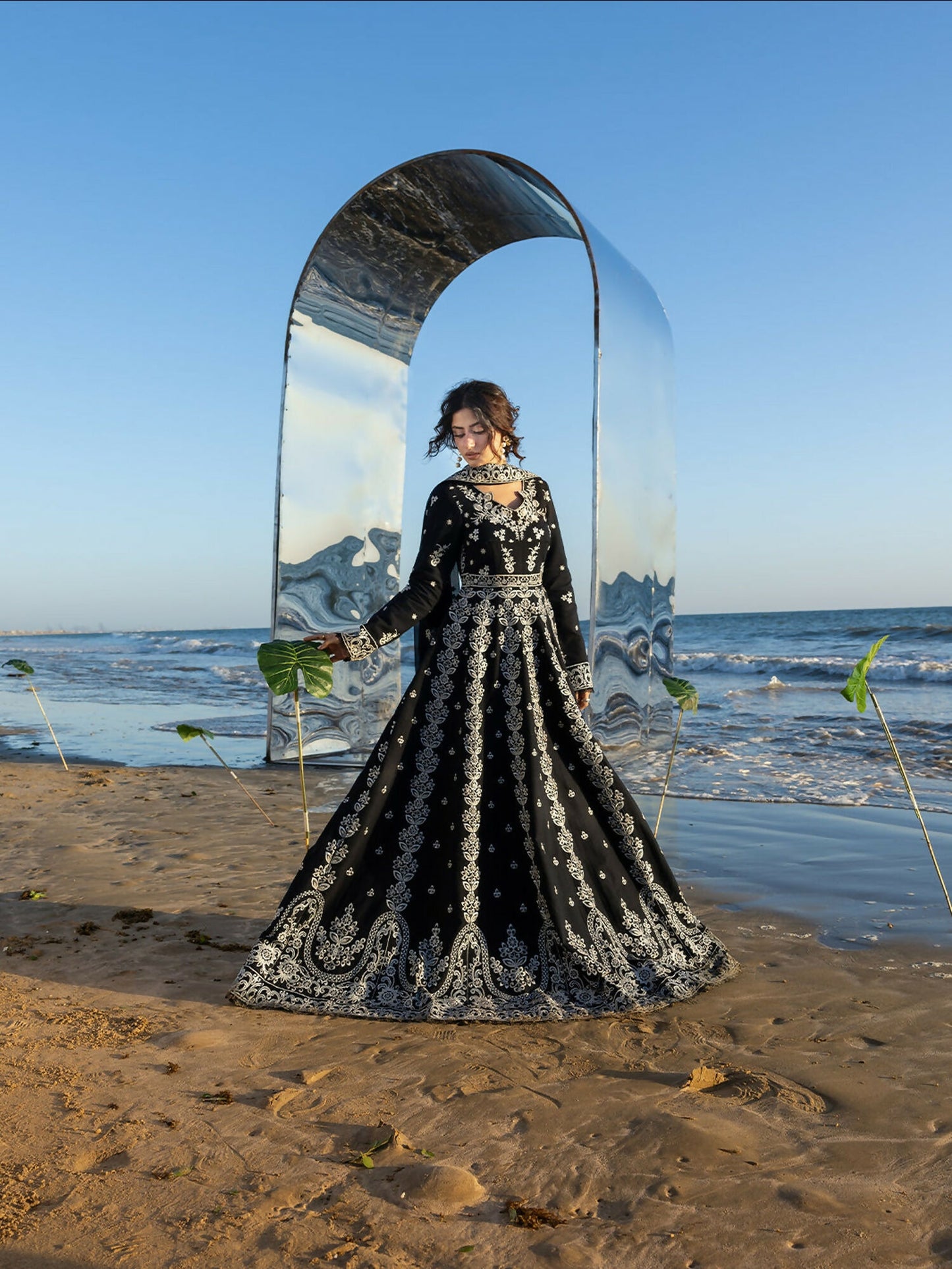 Mahnur Sirene Luxury Lawn'26 Embroidered Stitched 3-Piece Suit-S-05
